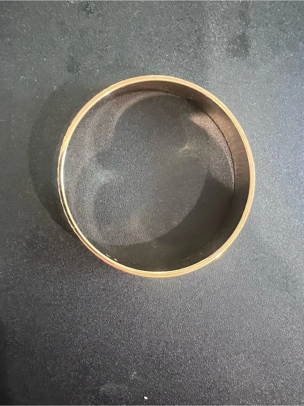 Monet Gold-Tone Textured Carved Bangle Bracelet